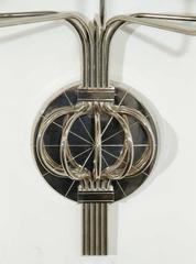 Tommi Parzinger Five-Arm Sconces in Polished Nickel, 1950s