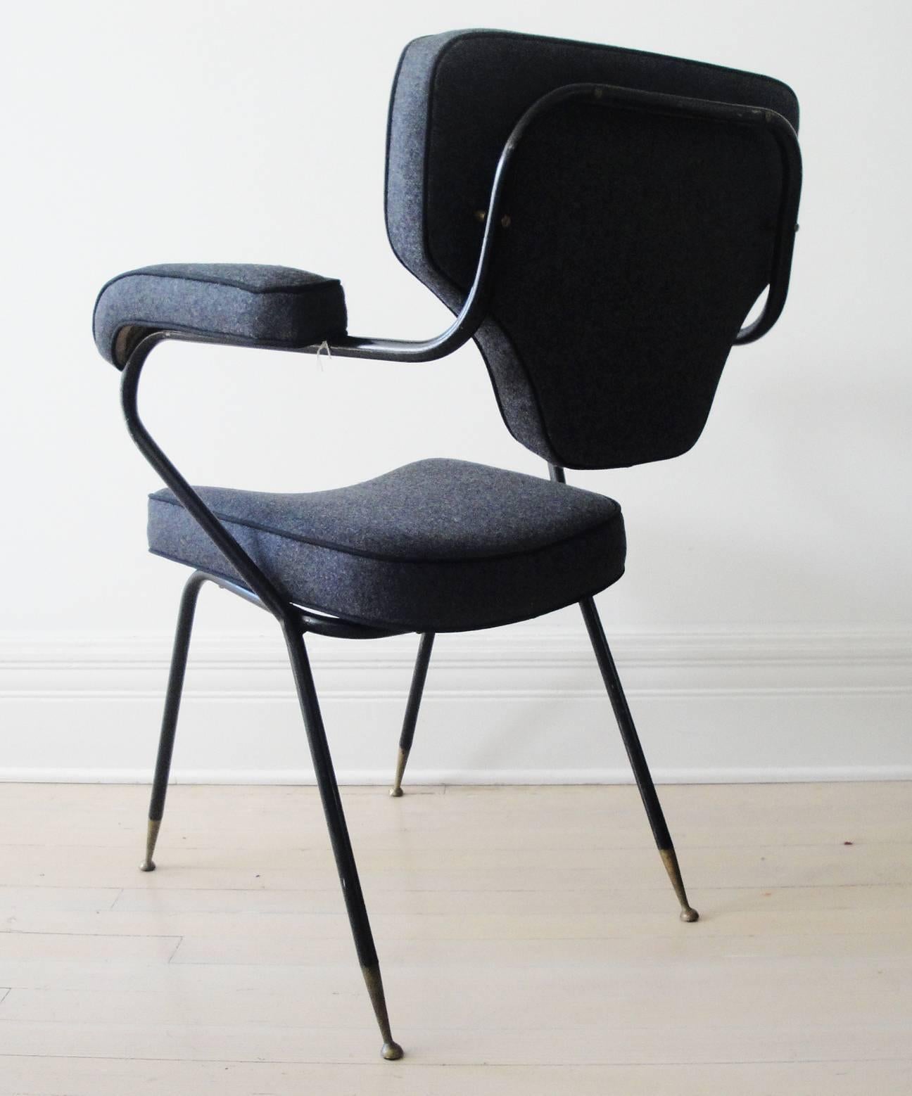 Enameled Italian Side Chair For Sale
