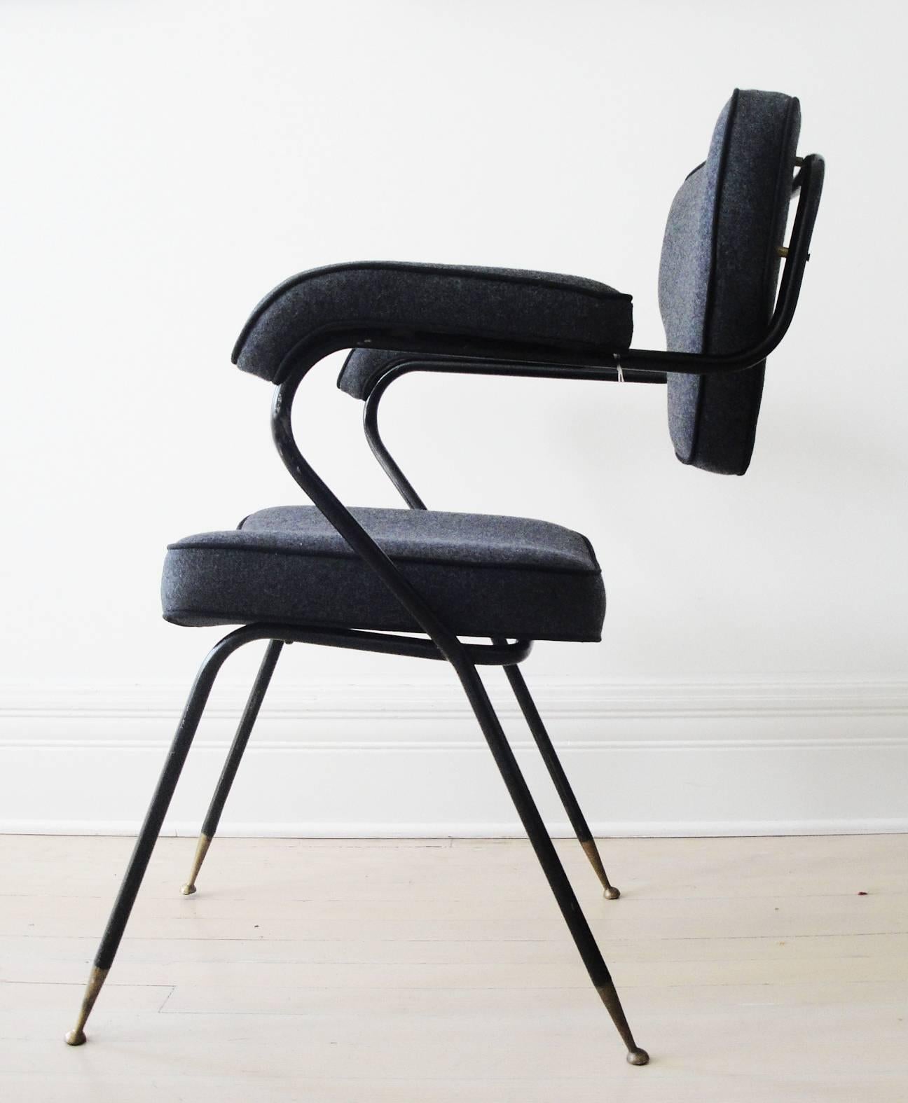 Mid-Century Modern Italian Side Chair For Sale
