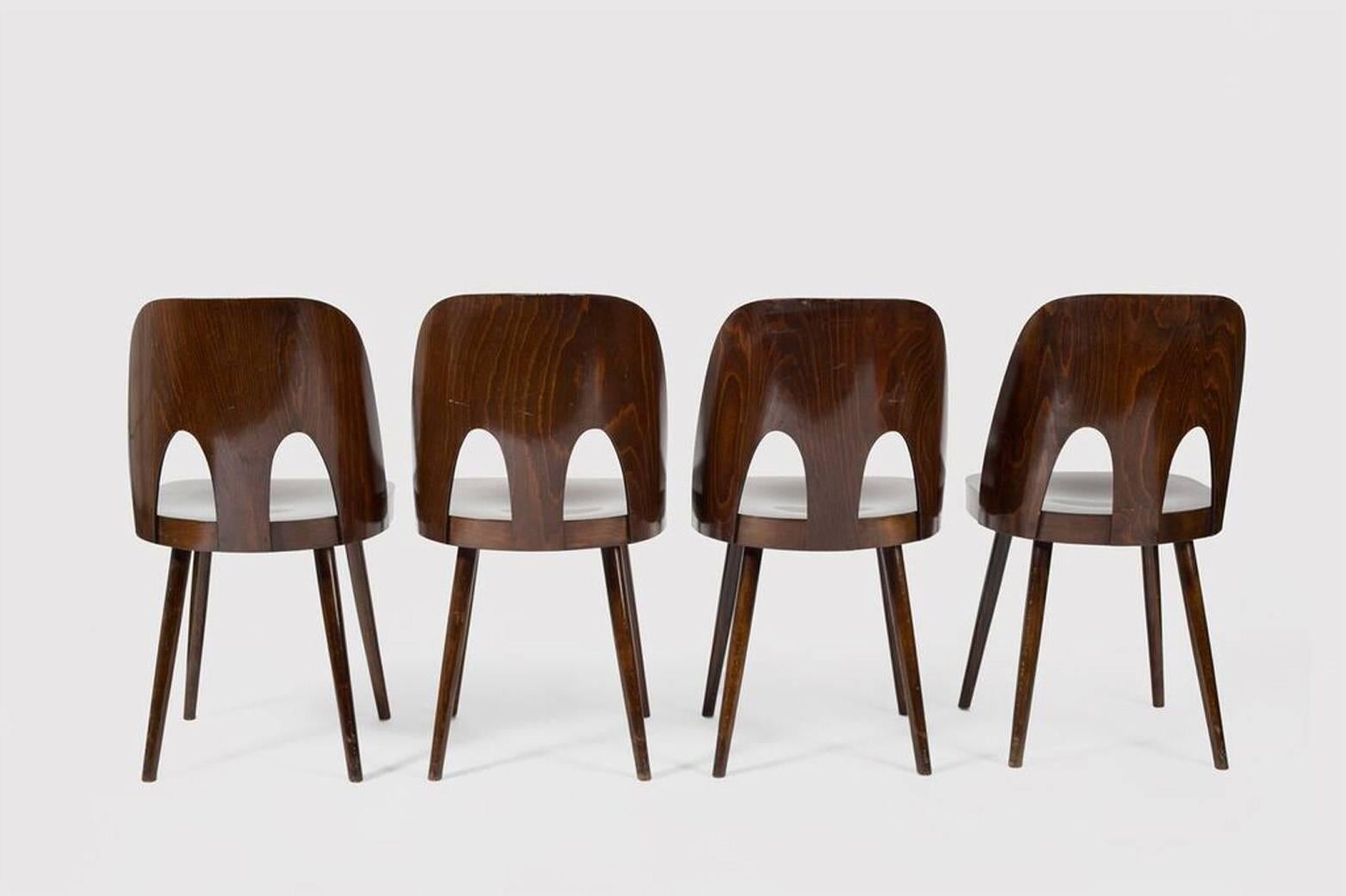 Mid-Century Modern Dining Chairs by Oswald Haerdtl