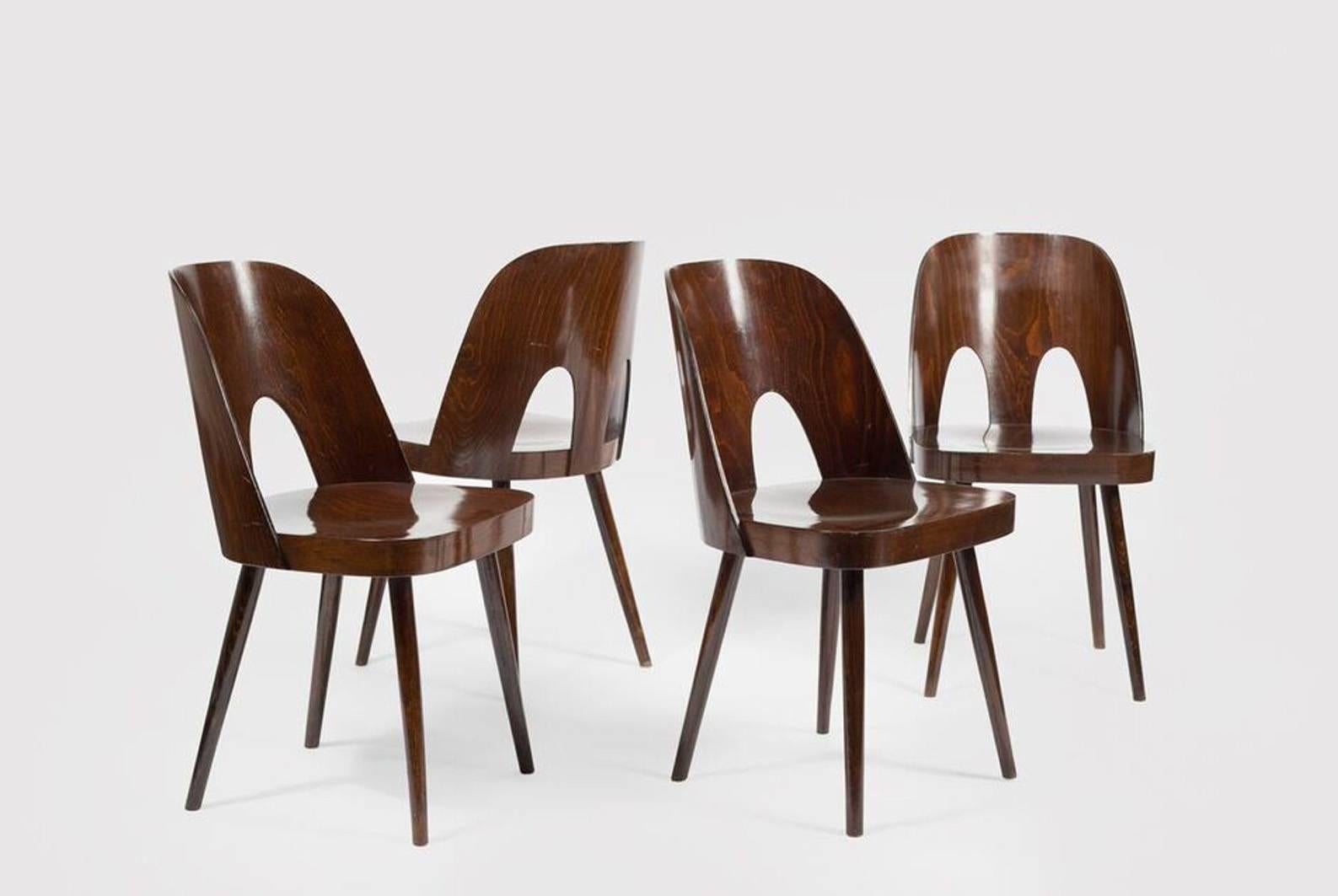 Austrian Dining Chairs by Oswald Haerdtl