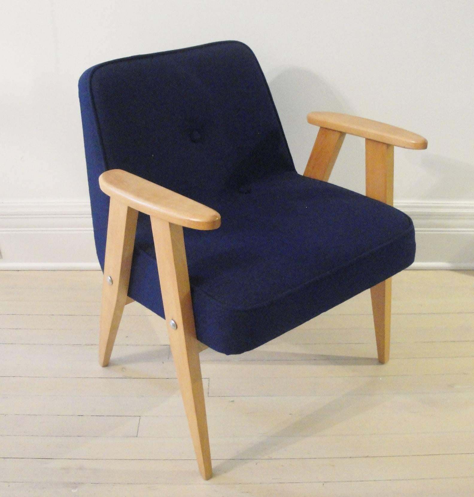Polish Vintage Armchair by Chierowski For Sale