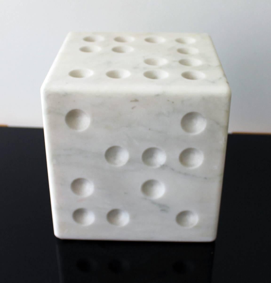 20th Century Marble Dice Sculpture For Sale