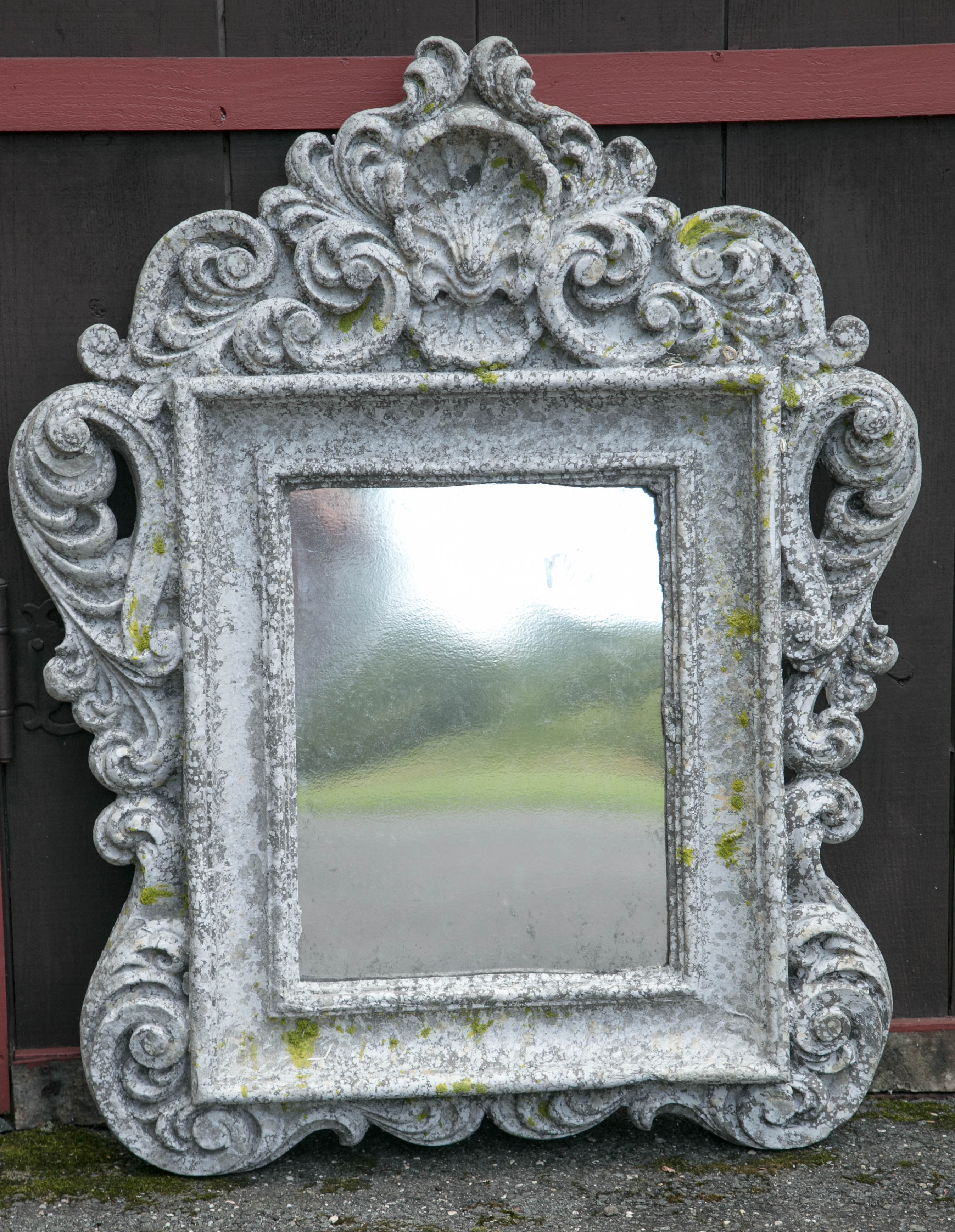 20th Century Unusual Pair of Cast Cement Frames For Sale