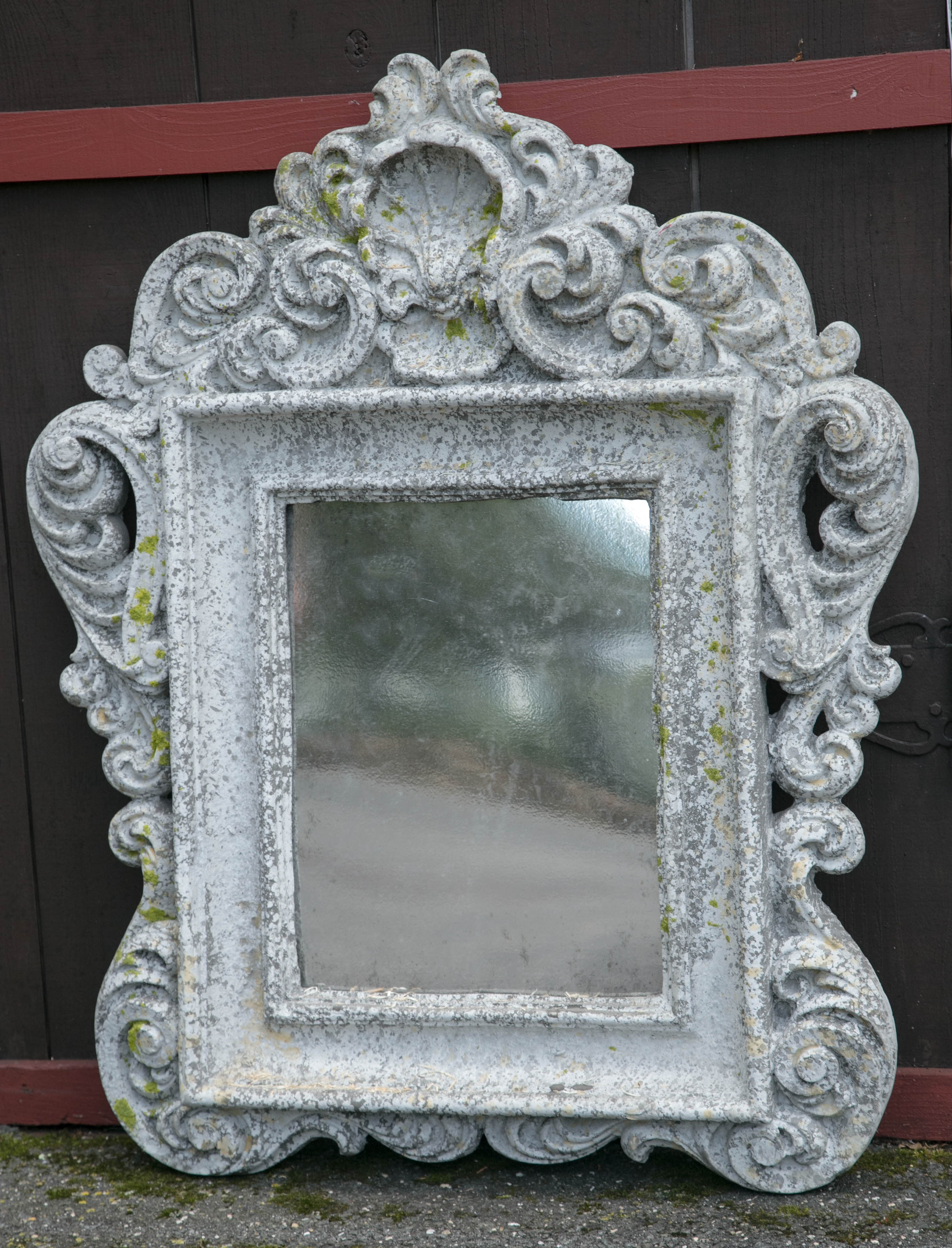 Unusual Pair of Cast Cement Frames For Sale 1