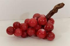 Large Crimson Alabaster Grapes with Wood Stem Centerpiece