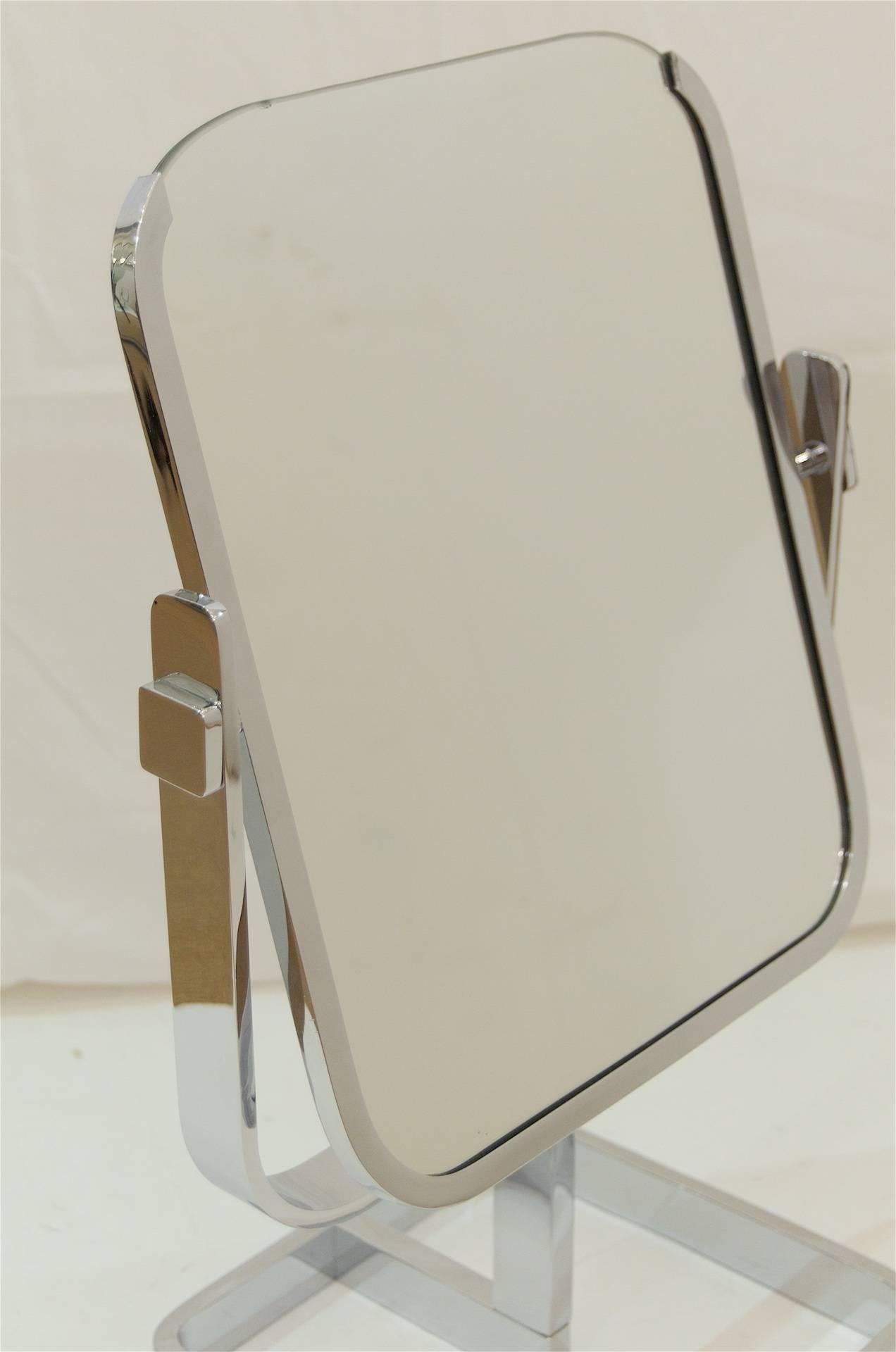 American Double-Sided Chrome Vanity Mirror