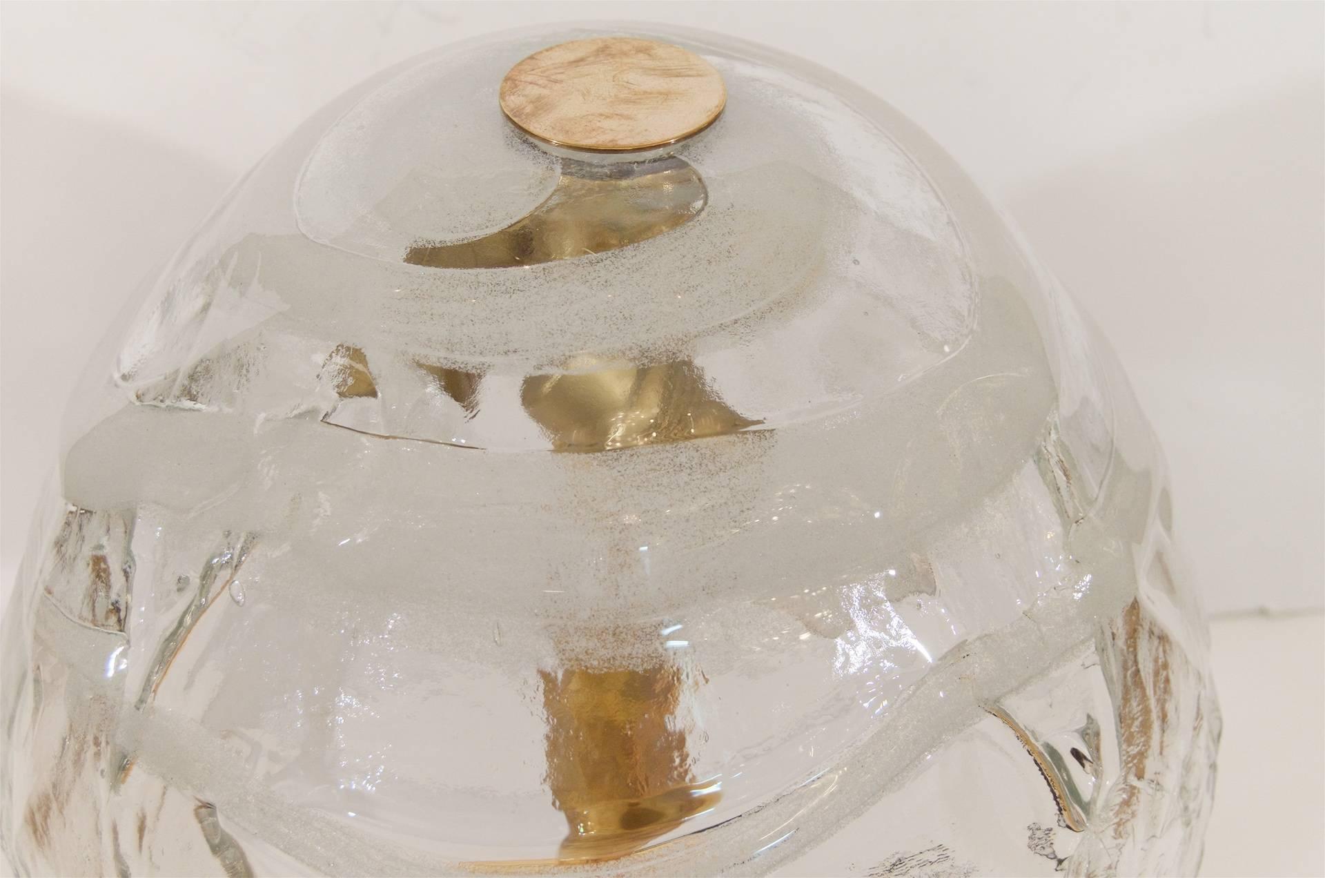 Kalmar Table Lamp with Massive Glass Shade﻿ 1