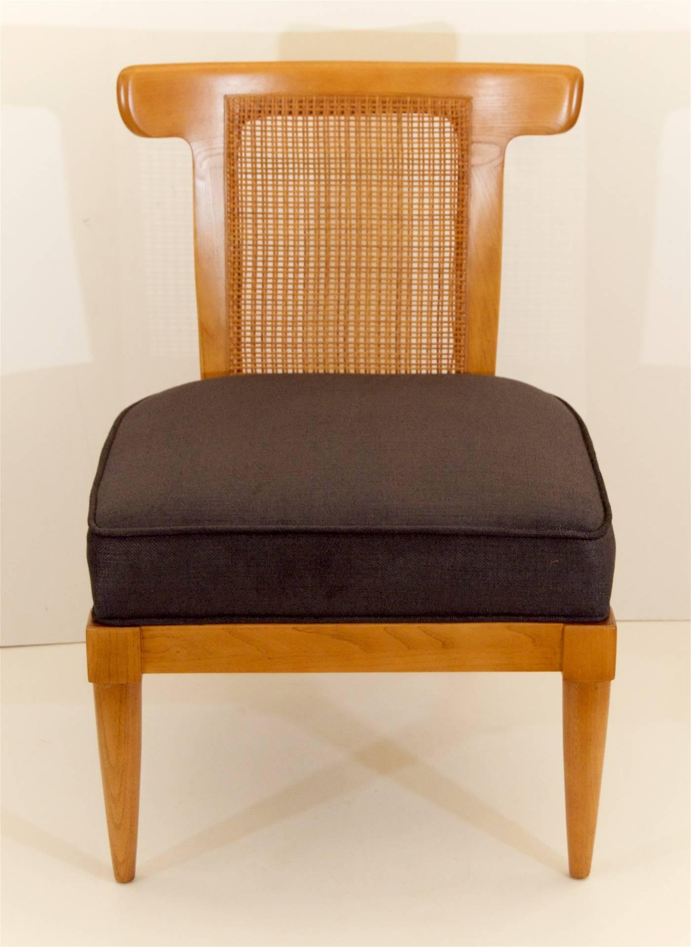 American Pair of Tomlinson Slipper Chairs