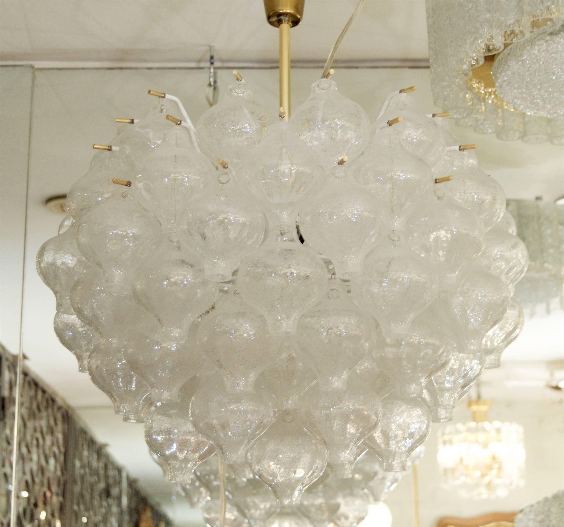 Mid-20th Century Grand Scale Tulipan Chandelier