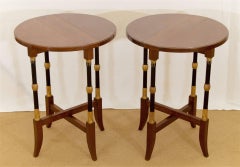 Regency-Style Folding Occasional Tables from the Fontainebleau