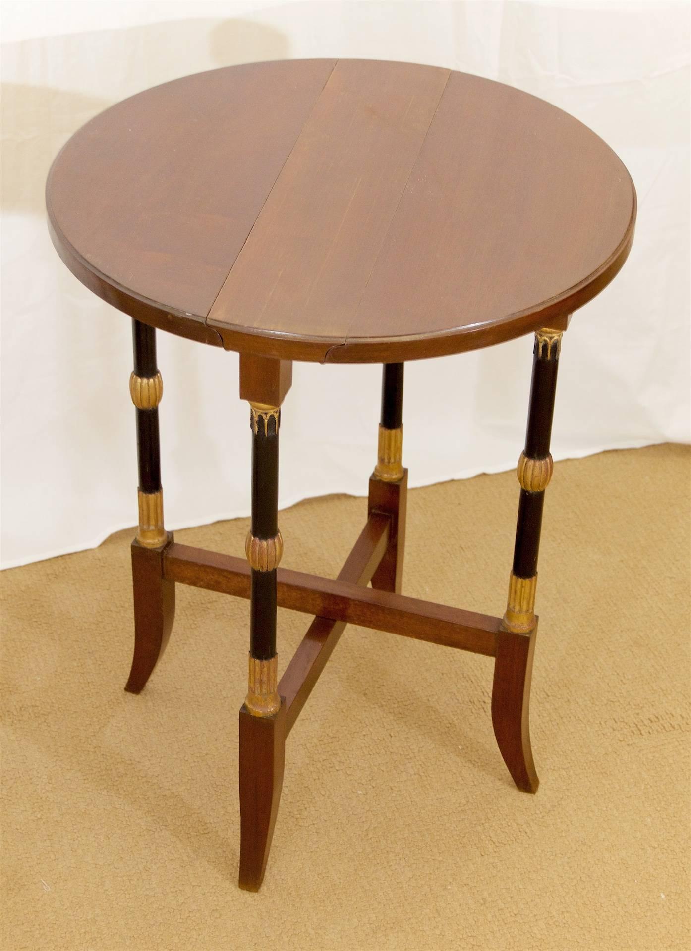 Mid-20th Century Regency-Style Folding Occasional Tables from the Fontainebleau For Sale