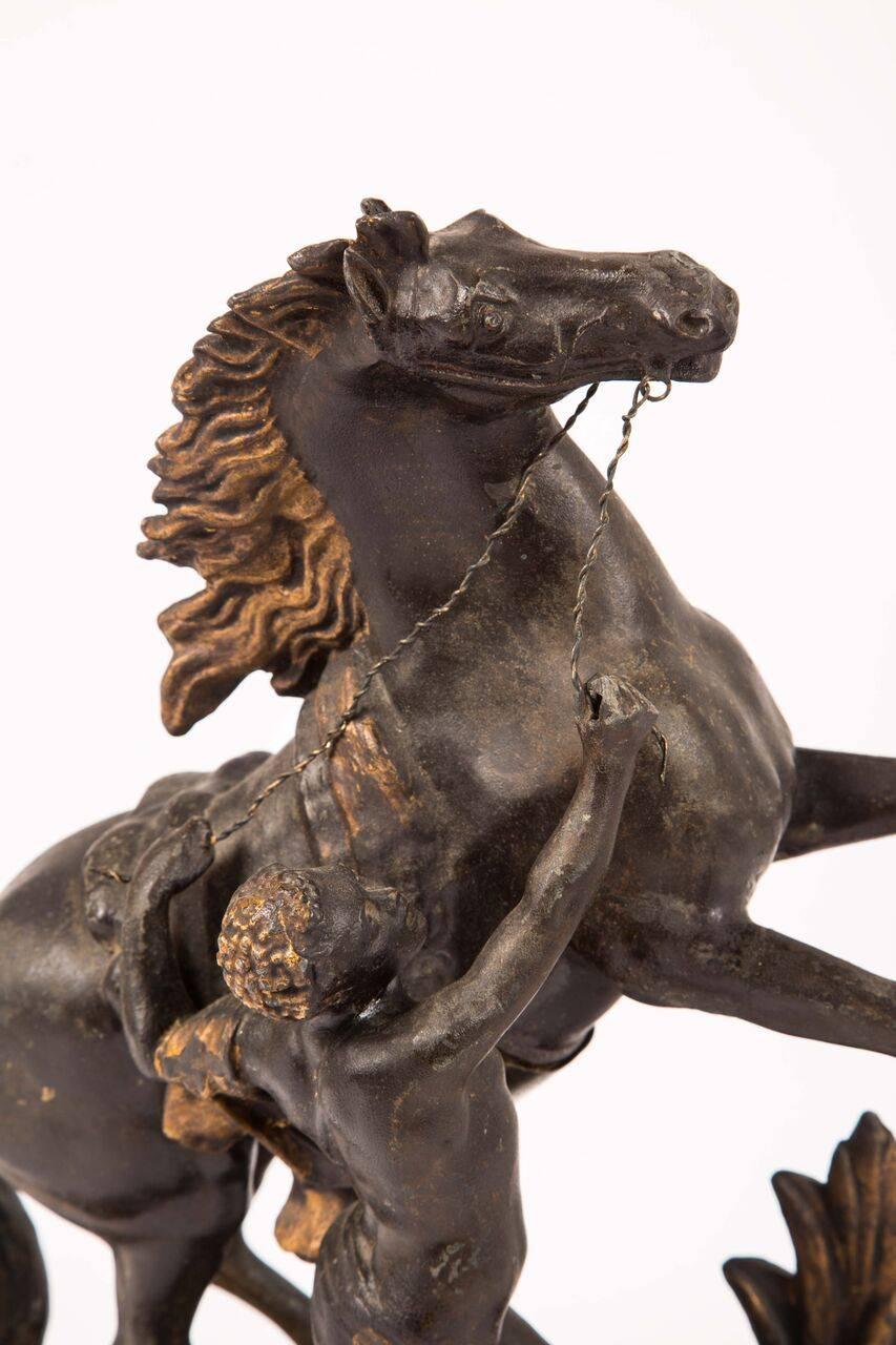 Pair of Bronze Marly Horses For Sale 1