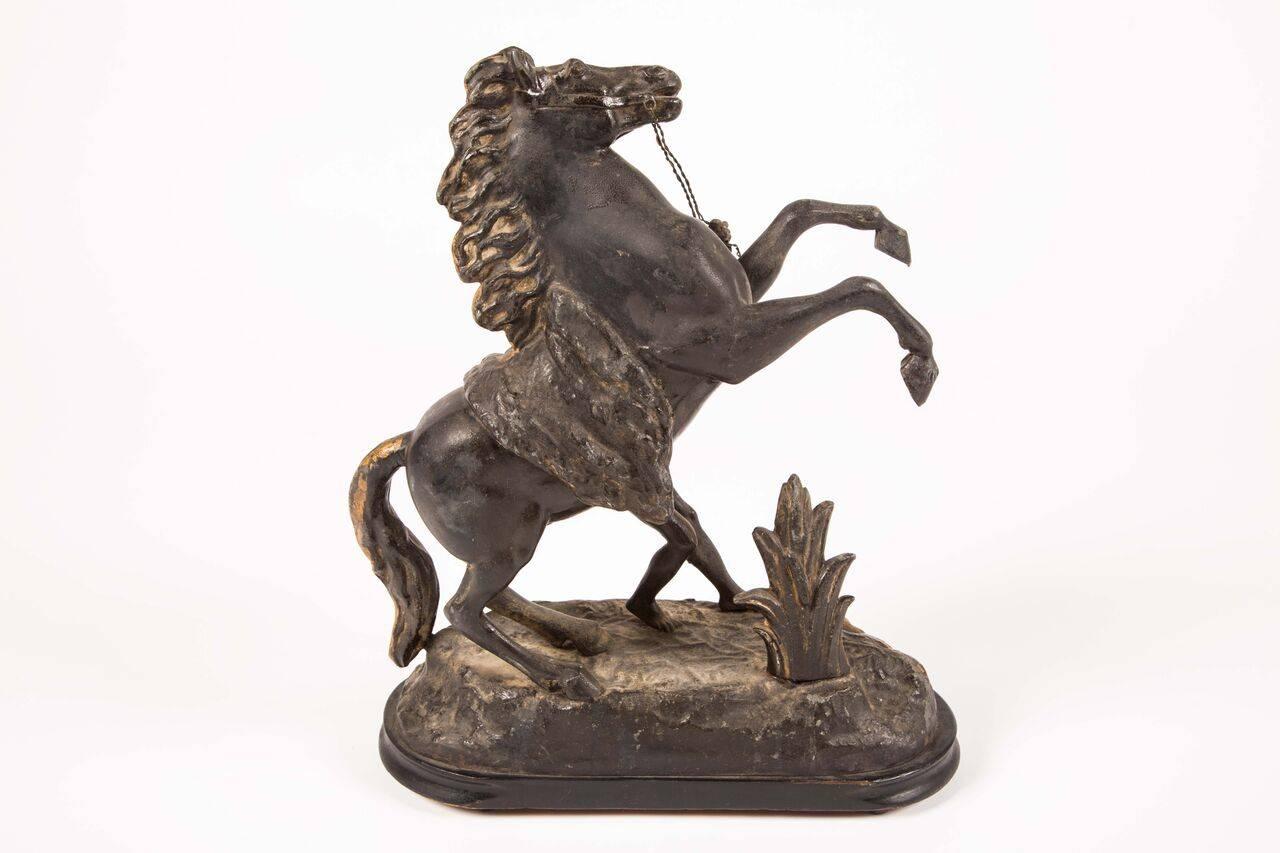 Pair of Bronze Marly Horses For Sale 2