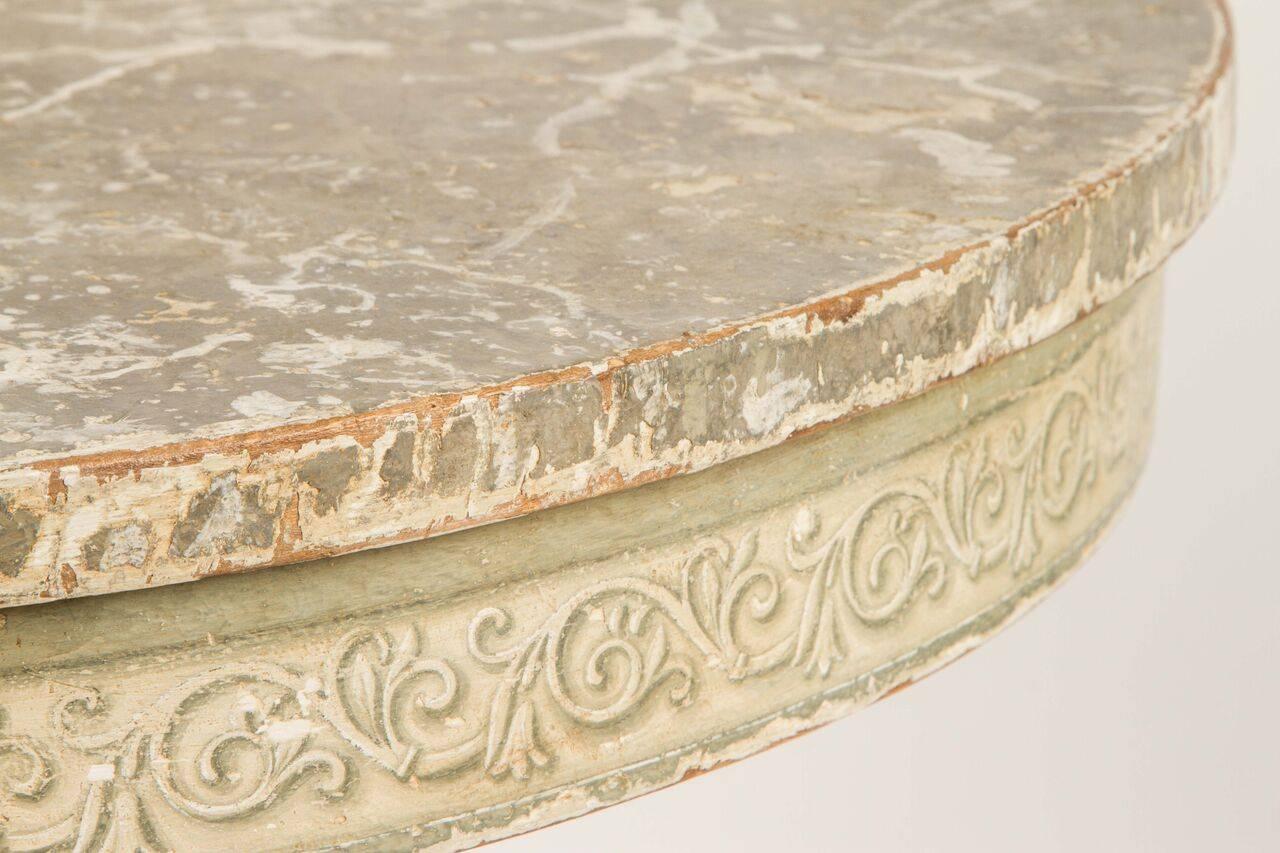 19th Century Painted Trompe L’oeil Table For Sale 2