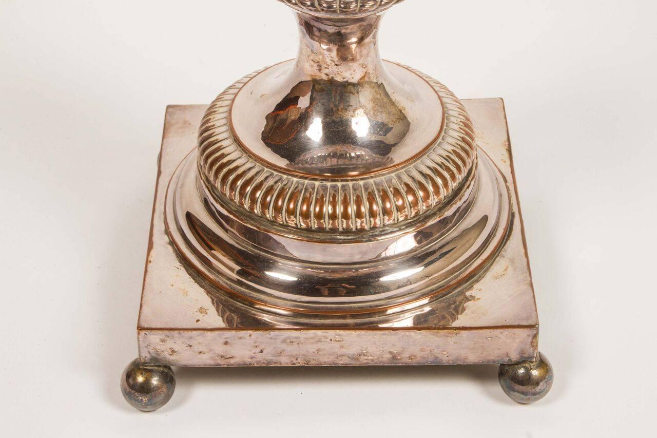 Sterling Silver Guerdon Table from the Dorothy Chandler Estate In Good Condition For Sale In Los Angeles, CA