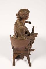 Bronze Sculpture of a Reclining Woman