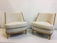 Importants fauteuils Art Déco Bergère par Jean-Maurice Rothschild