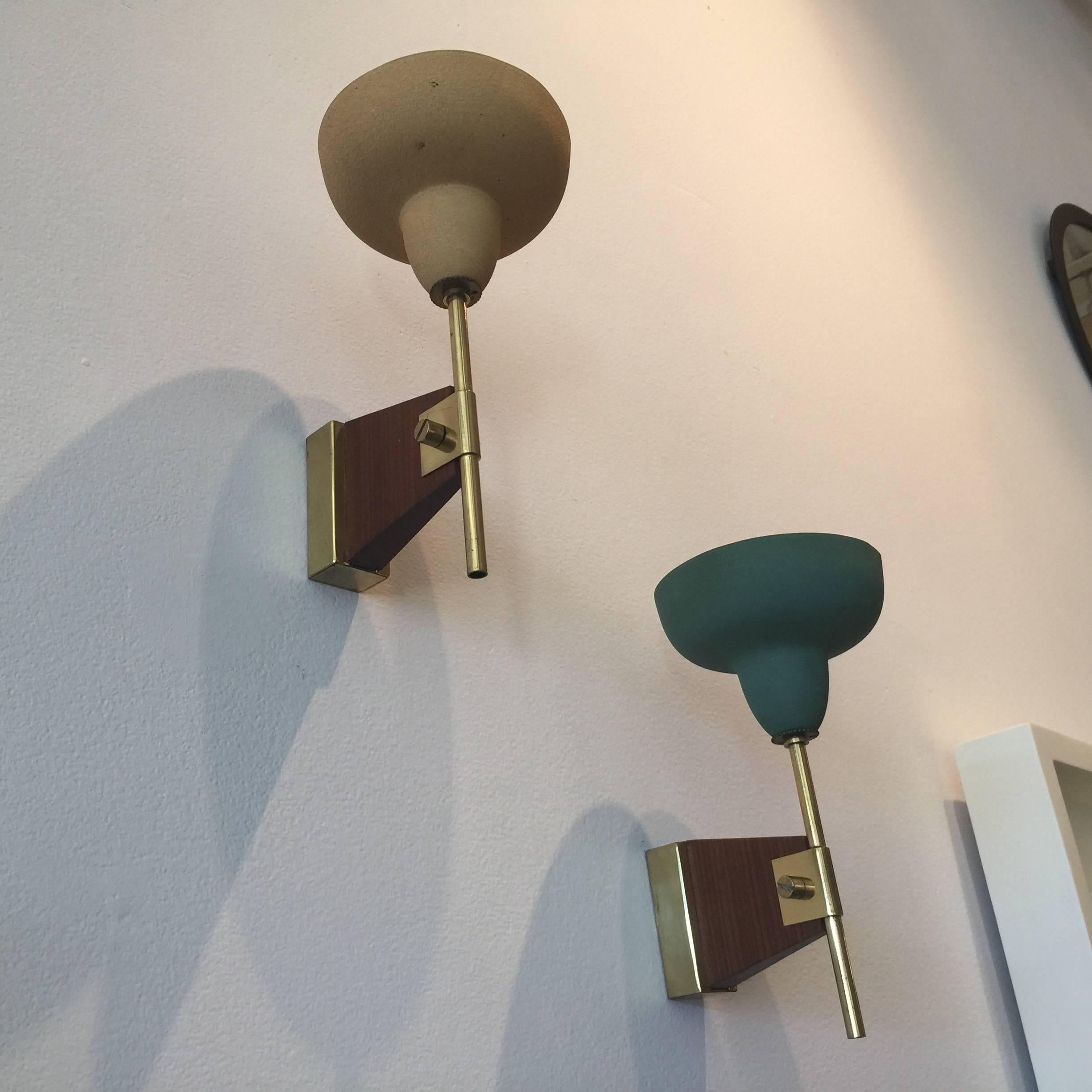 Oscar Torlasco designed wall lights. 
   