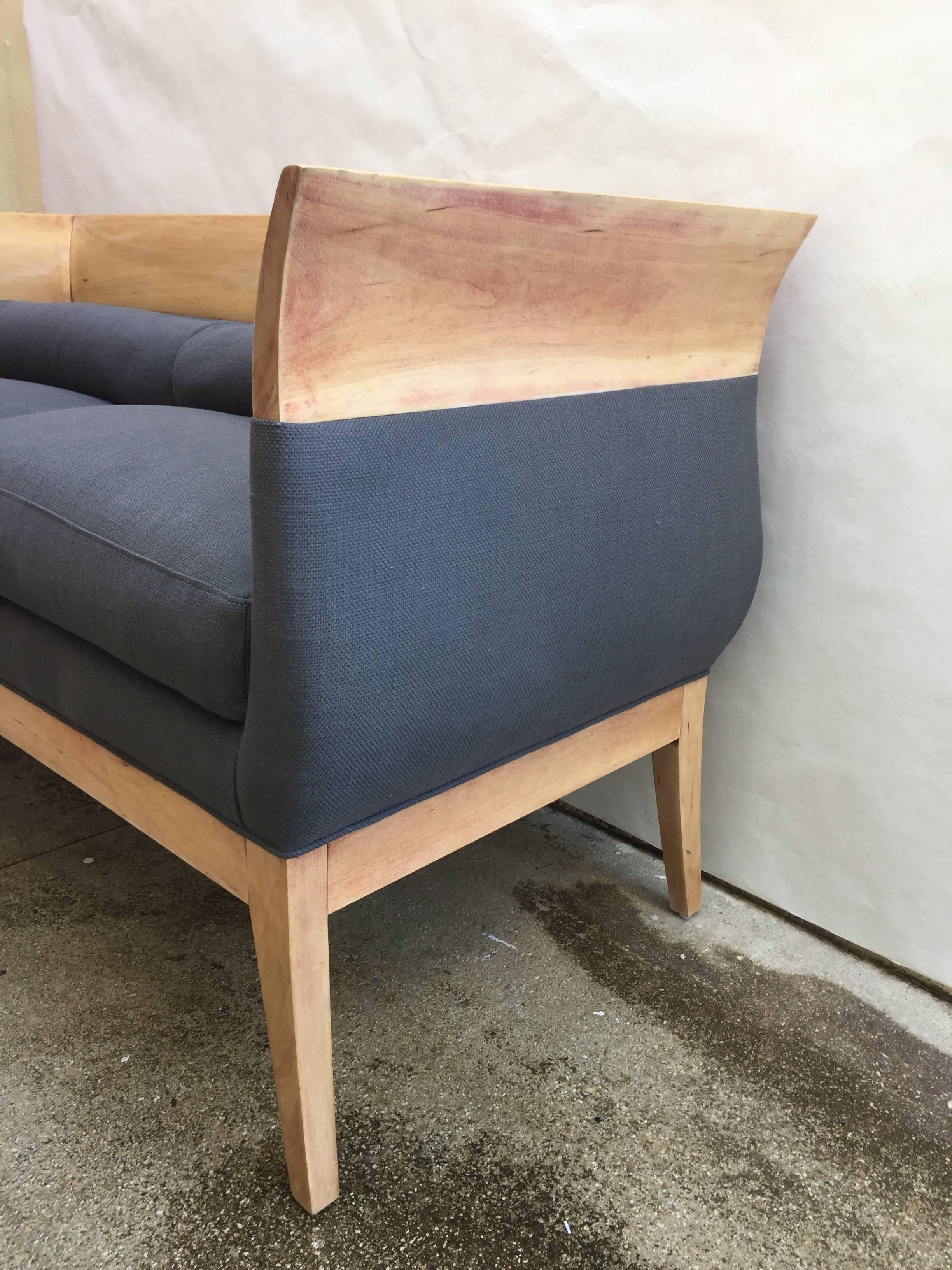 American Orlando Diaz-Azcuy Designed Chalice Settee for HBF Furniture
