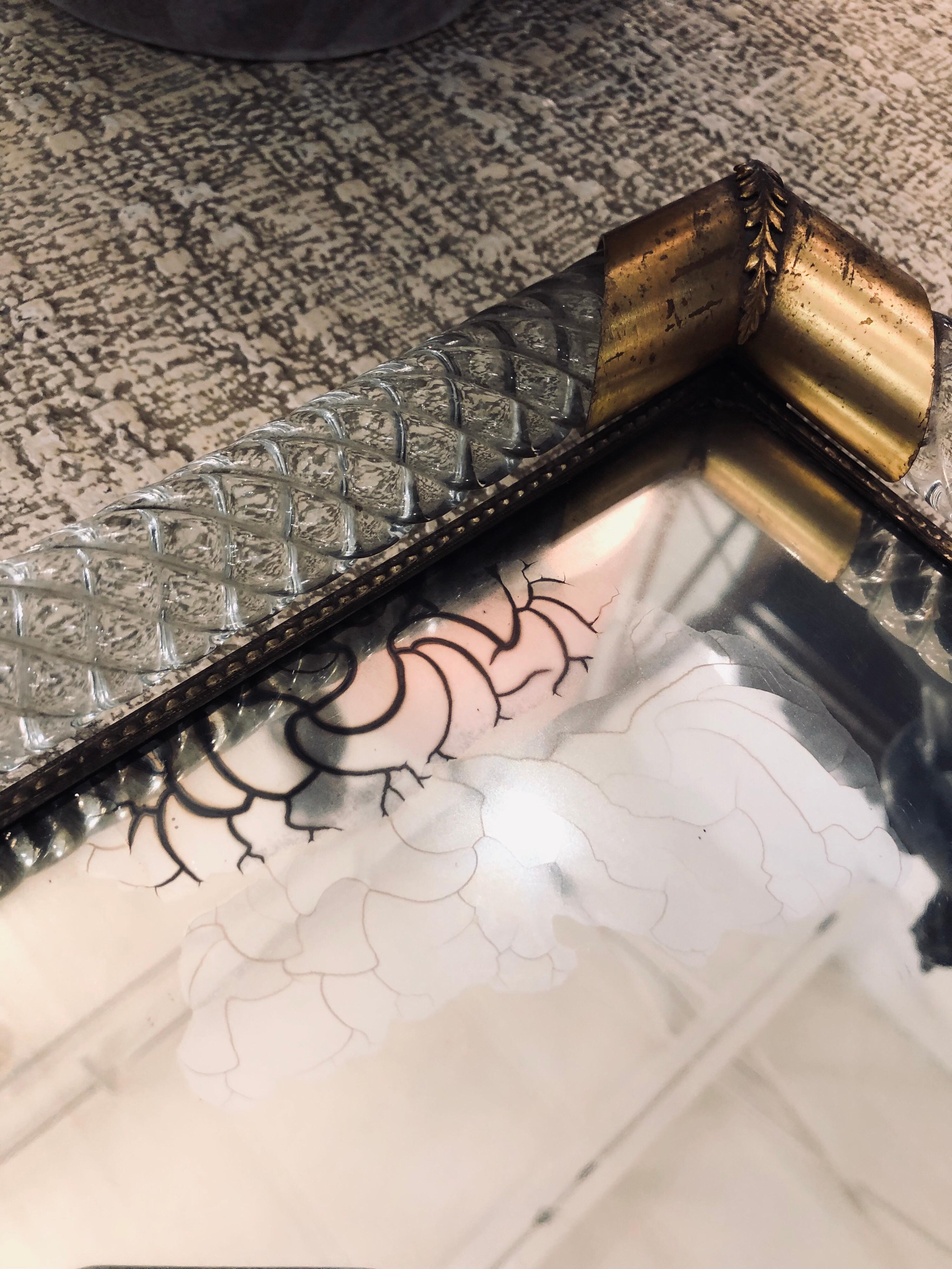 Torciglioni Murano Glass Tray by Venini In Good Condition In North Miami, FL