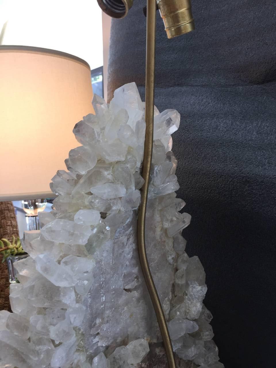 Mid-20th Century Carole Stupell Quartz Table Lamp