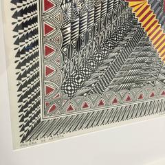 Original Artist Proof by Pedro Friedeberg, "Calendario Maya"