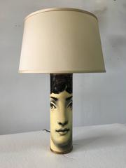 Vintage Piero Fornasetti Tema e Variazioni Table Lamp 'Label'