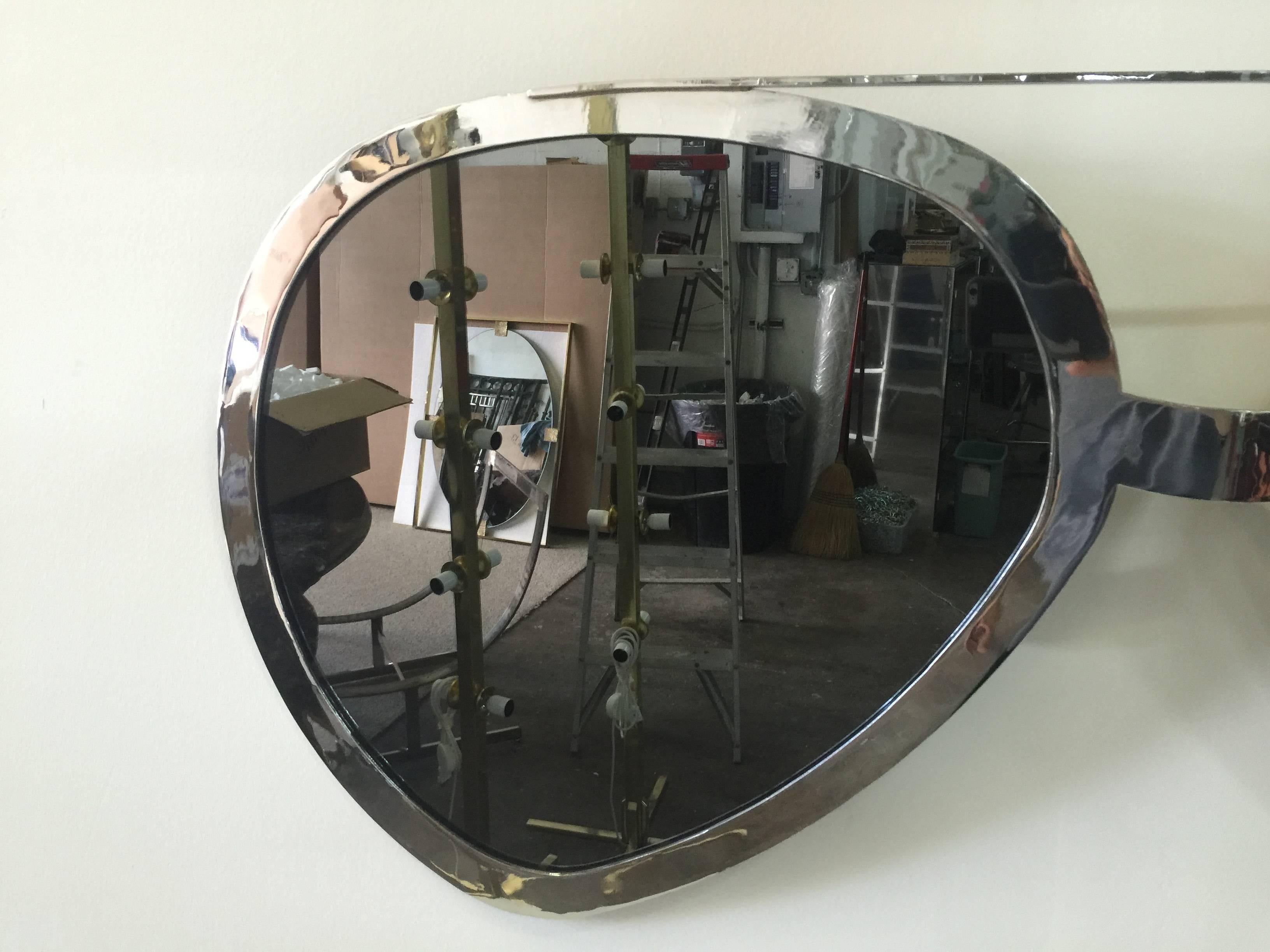 aviator wall mirror