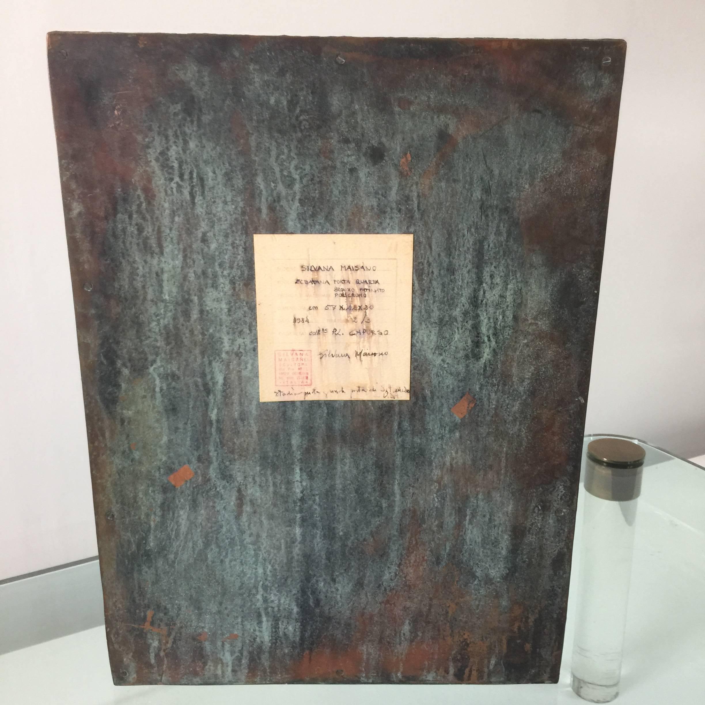 Estudio en bronce de Silvana Maisano para el Museo de Arte Moderno de San Francisco finales del siglo XX en venta