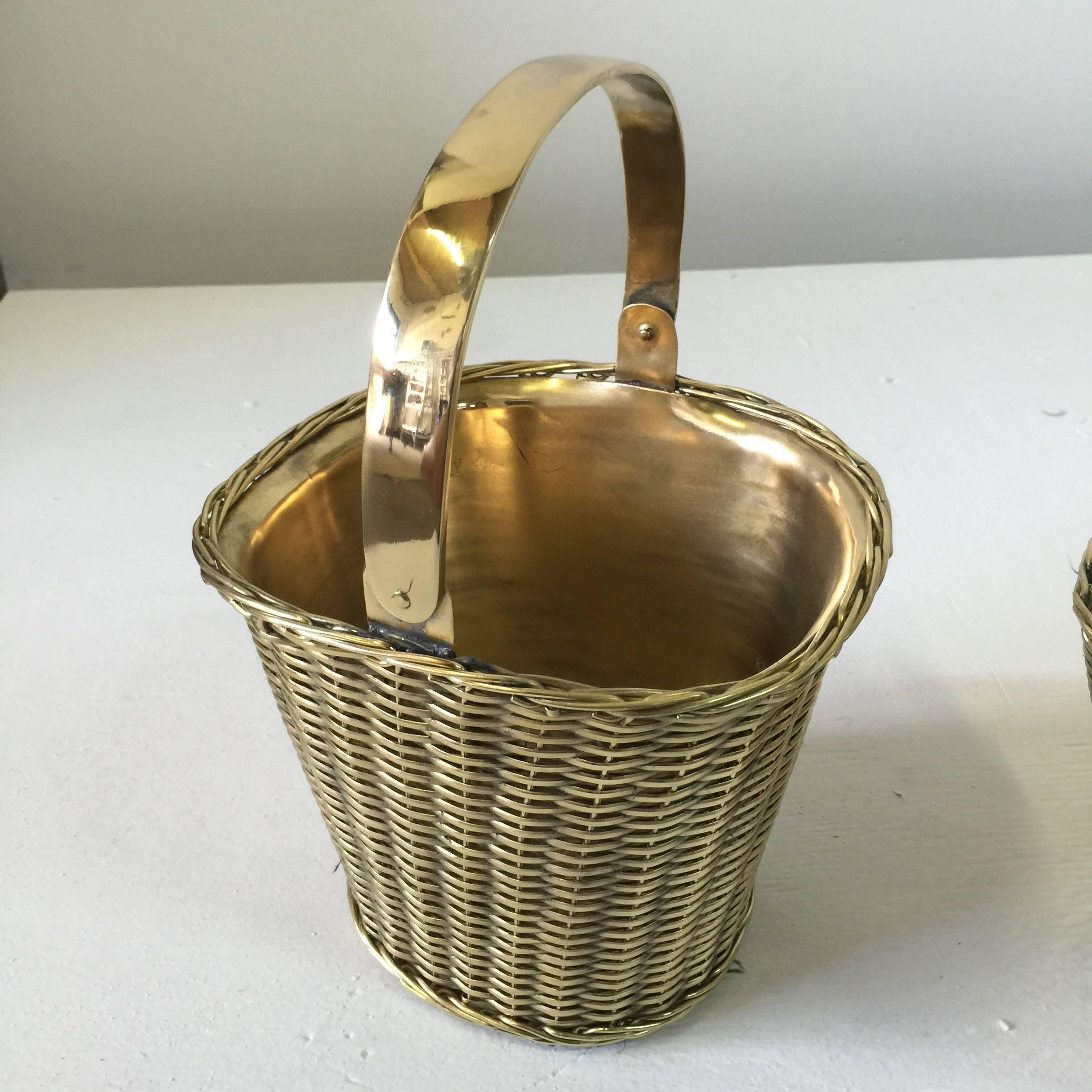 brass baskets
