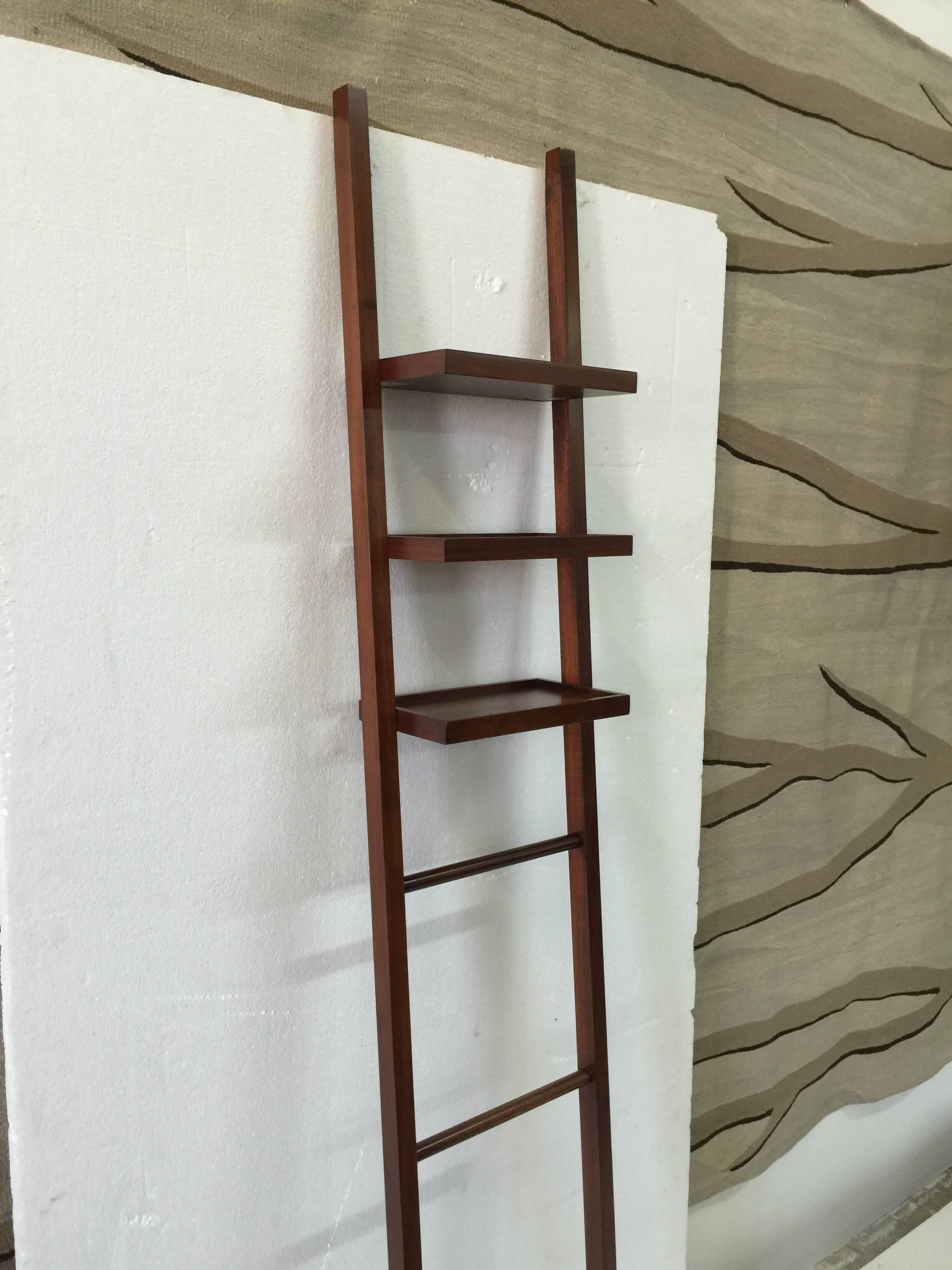 Post-Modern Philippe Starck for the Delano Hotel, Teak Ladder and Bench For Sale