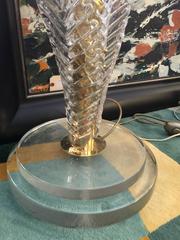 Pair of Murano Glass Palm Torchieres