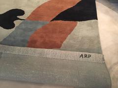 Alfombra/Arte de pared de Jean Arp Edición Marie Cuttoli/Lucie Weill