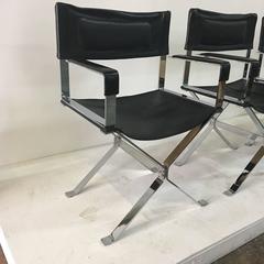 Set of Four Vintage Alessandro Albrizzi Directors Chairs