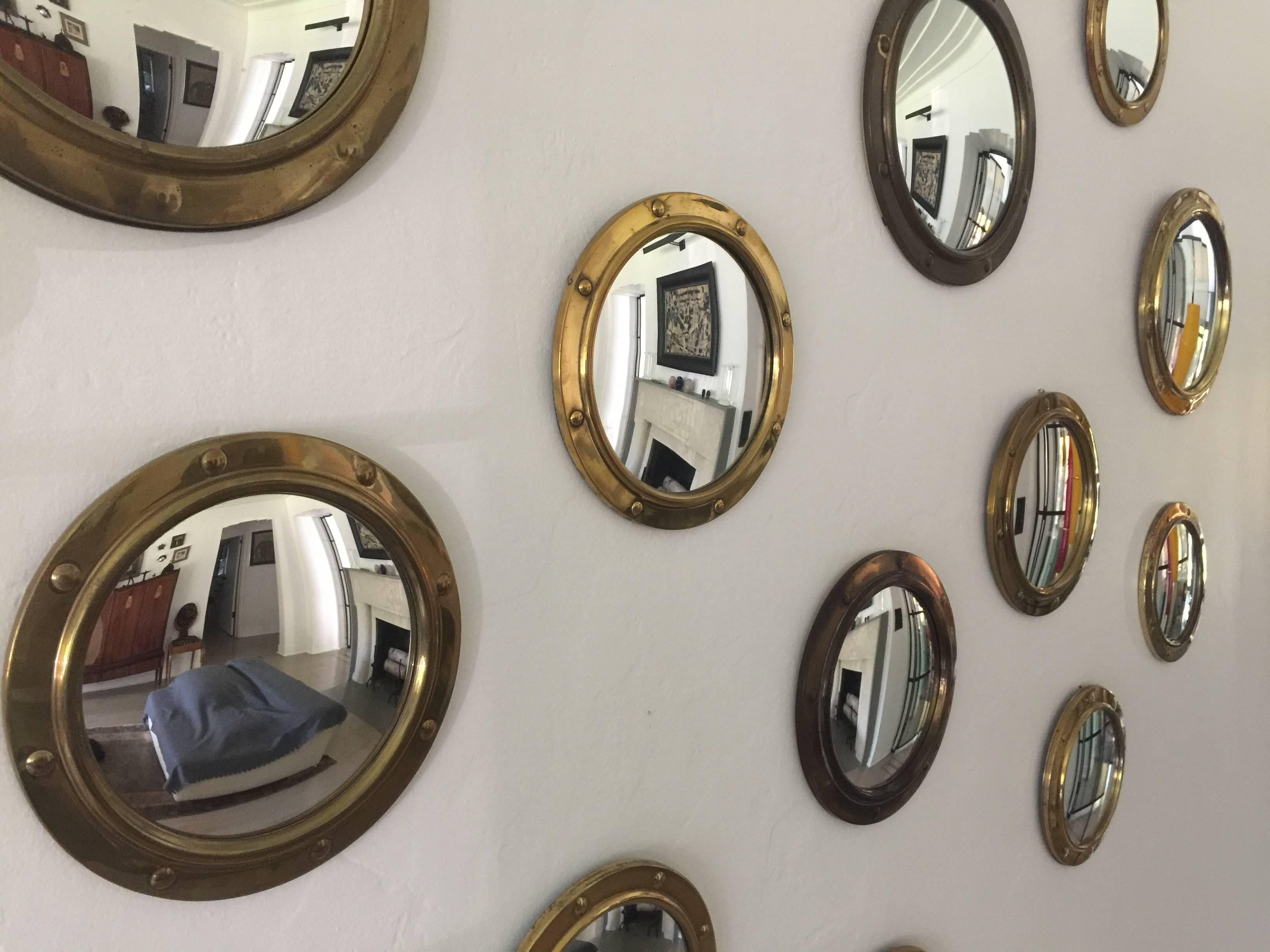 vintage convex mirrors