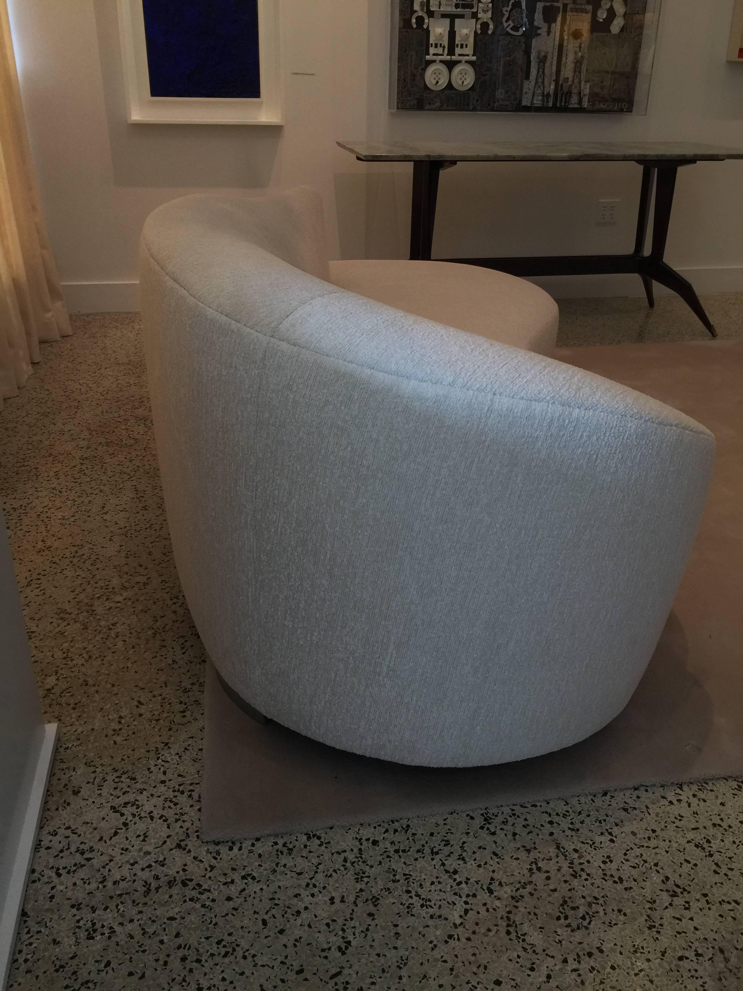 Pair of Magnificent Cloud Sofas by Kagan for Preview In Excellent Condition In East Hampton, NY