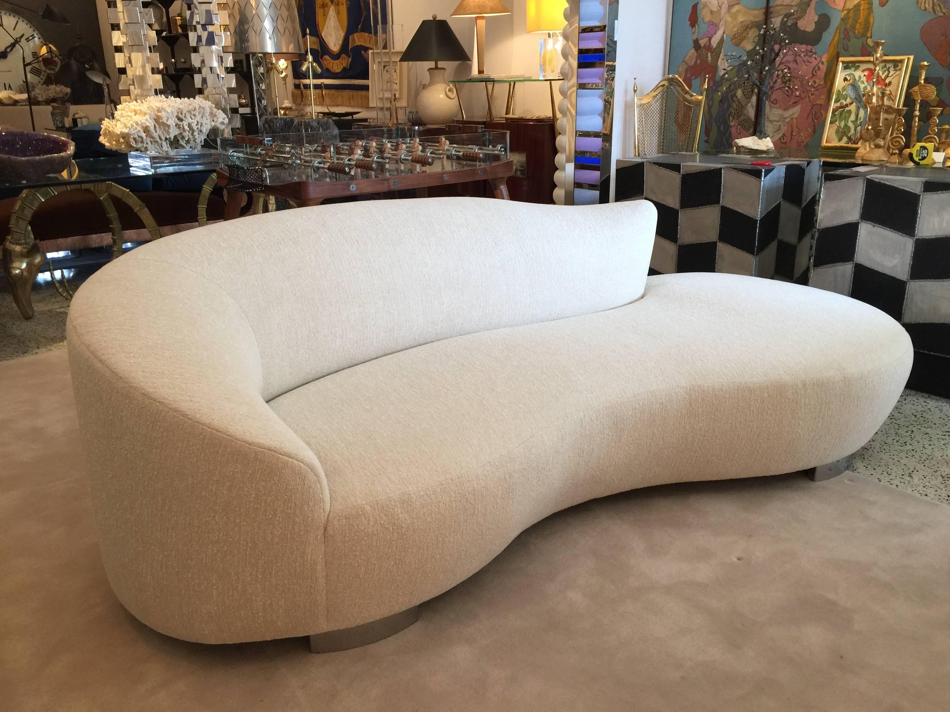 Cotton Pair of Magnificent Cloud Sofas by Kagan for Preview