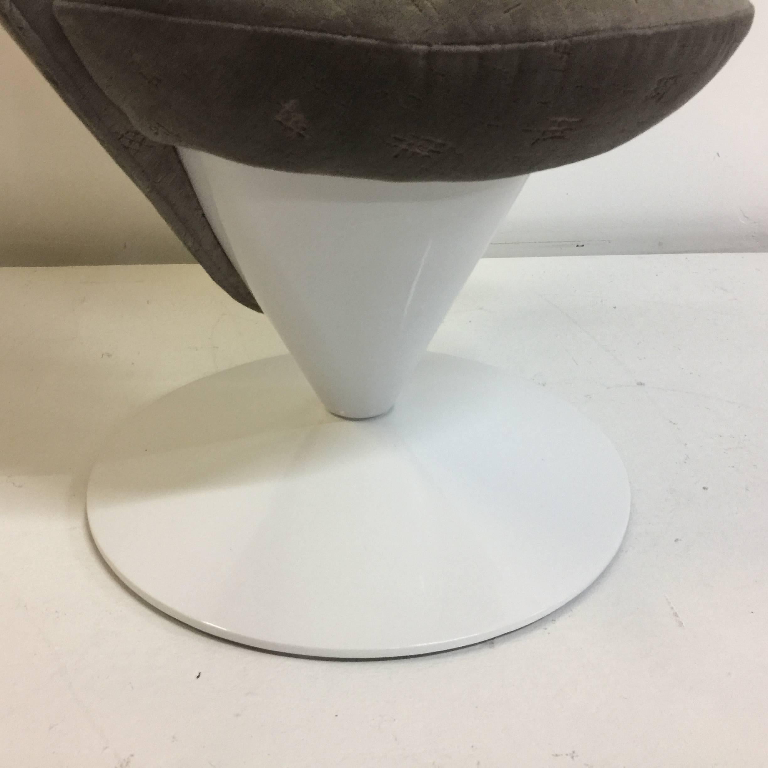 Enameled Adrian Pearsall for Craft Associates Swivel Cone Chair