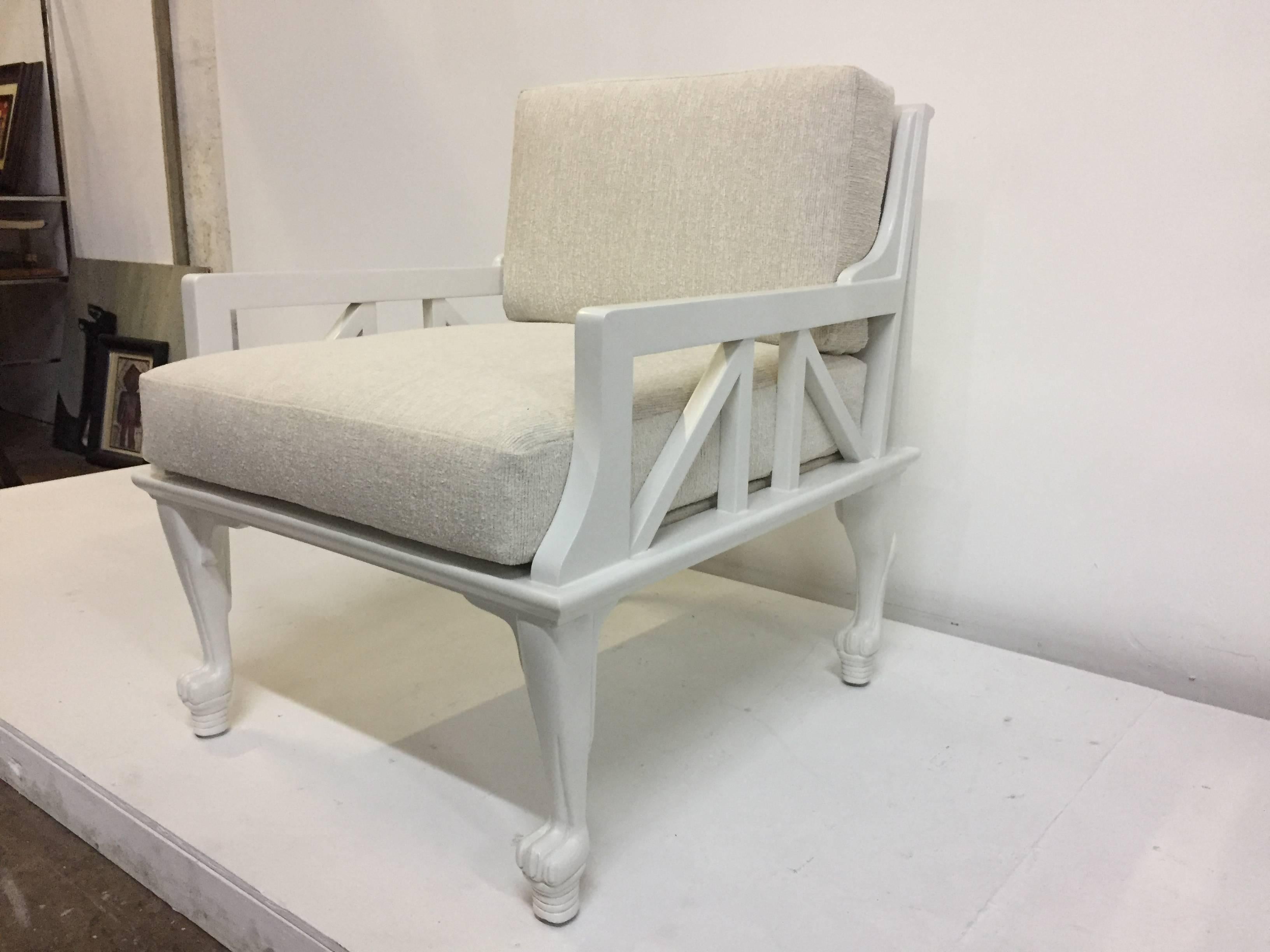 John Hutton-Stuhl „Thebes“, entworfen für Randolph & Hein im Zustand „Gut“ im Angebot in East Hampton, NY