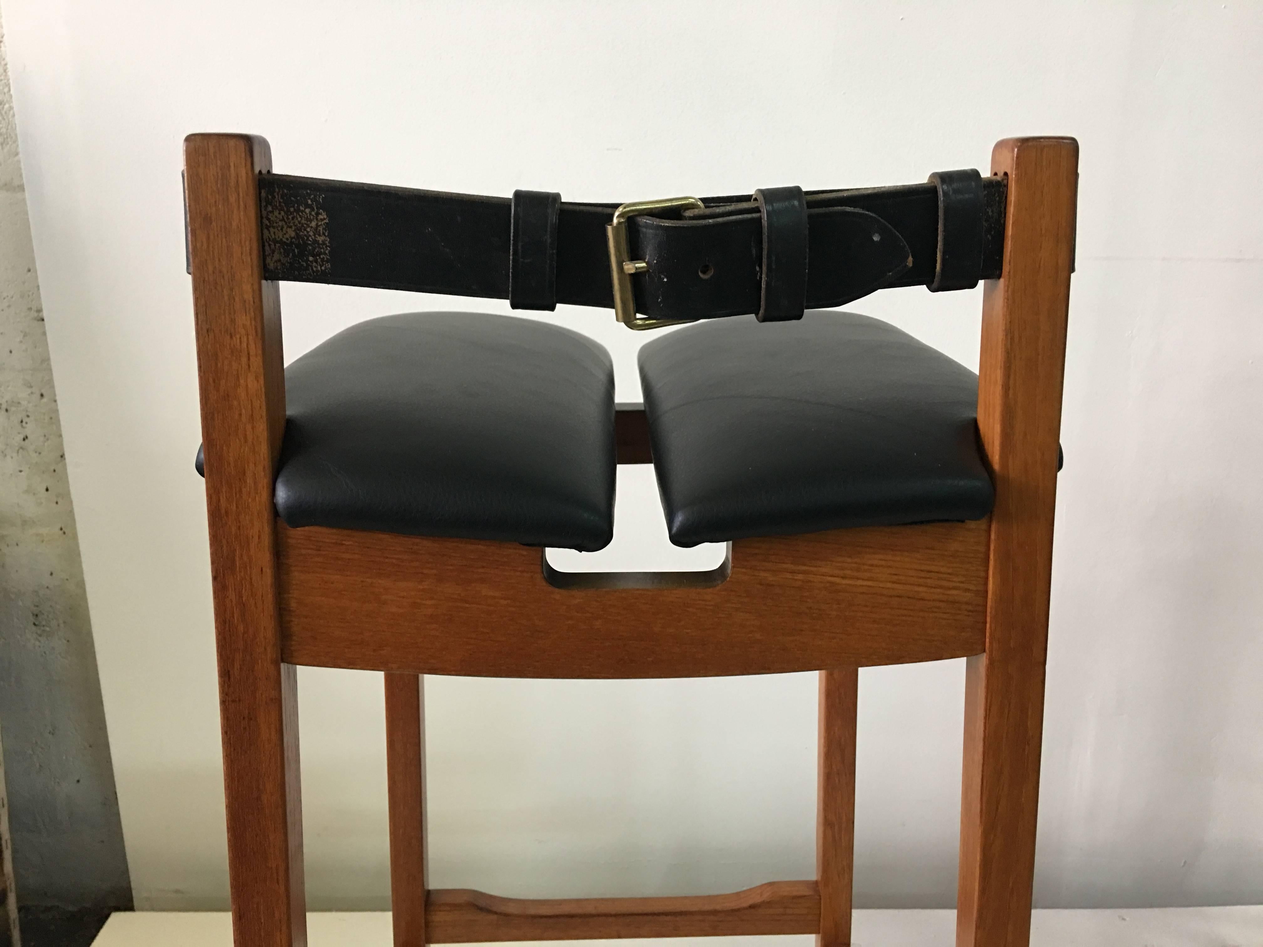 leather strap counter stools