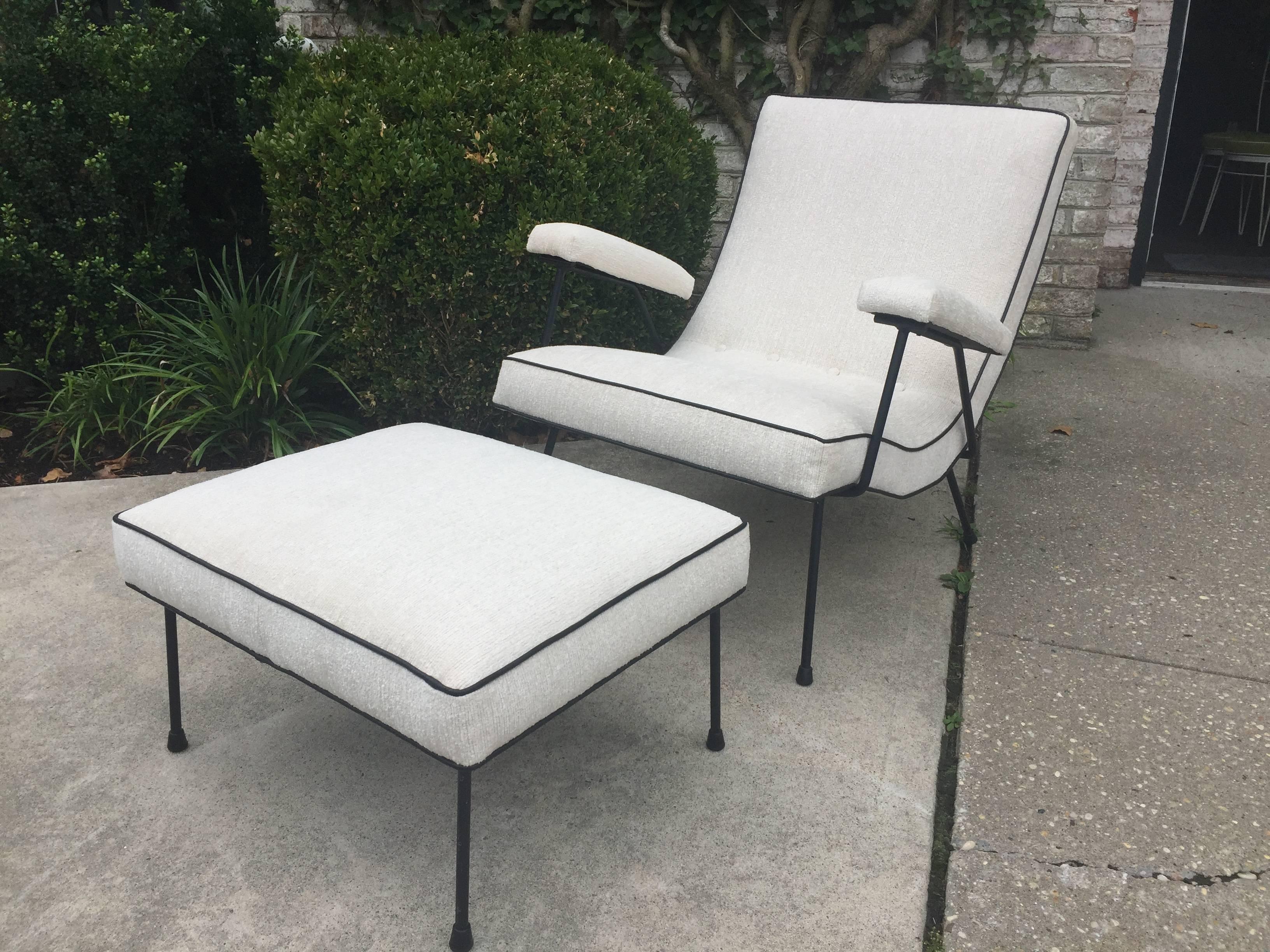 American Vintage Adrian Pearsall Lounge Chair + Ottoman