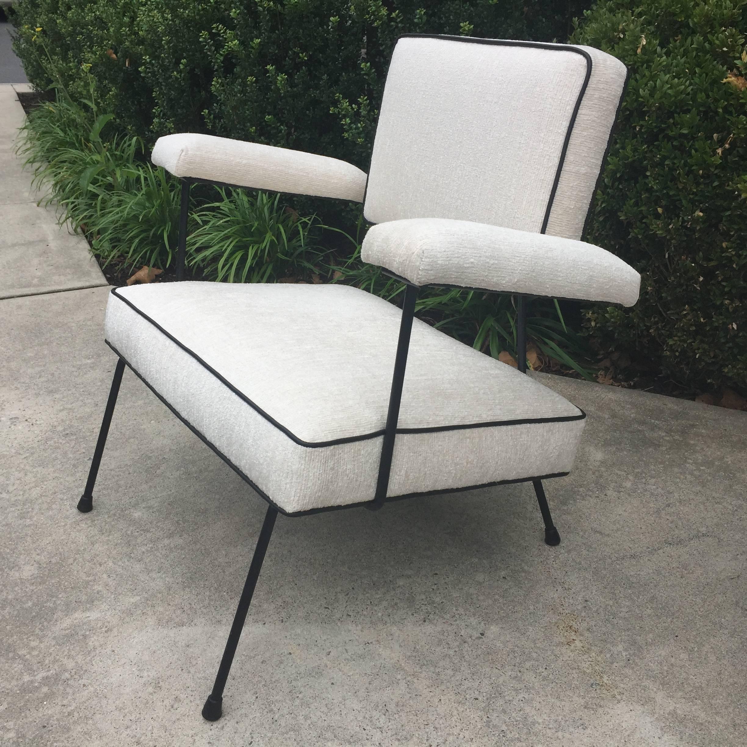 Adrian Pearsall Mid-Century Armchairs, Pair In Excellent Condition In East Hampton, NY
