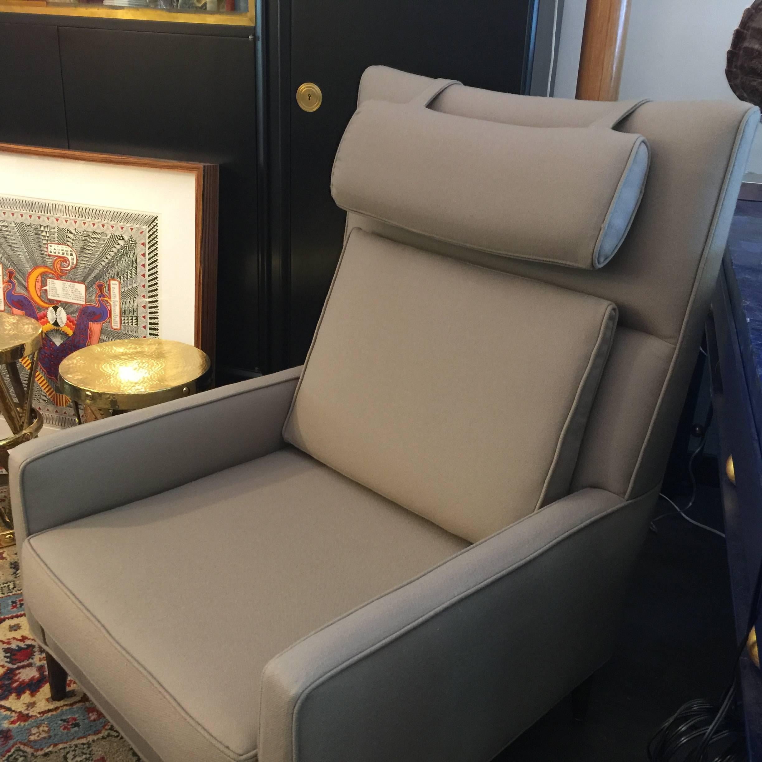 oversized armchair with ottoman