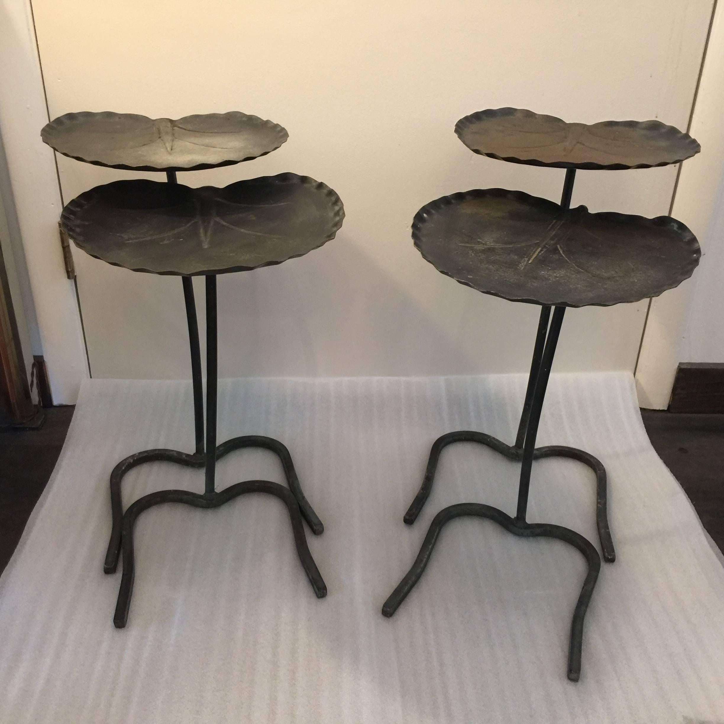 Mid-20th Century Two Sets of Salterini Lily Pad Nesting Tables