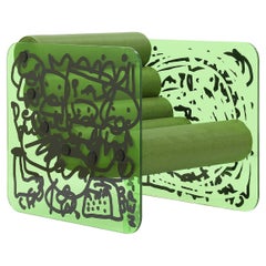 Mw02 x Nep Design-Sessel, limitierte Auflage „Interface(s)“, handgefertigt in Frankreich.