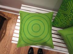 Set of Four Pillows Using Vintage Fabric Designed by Verner Panton