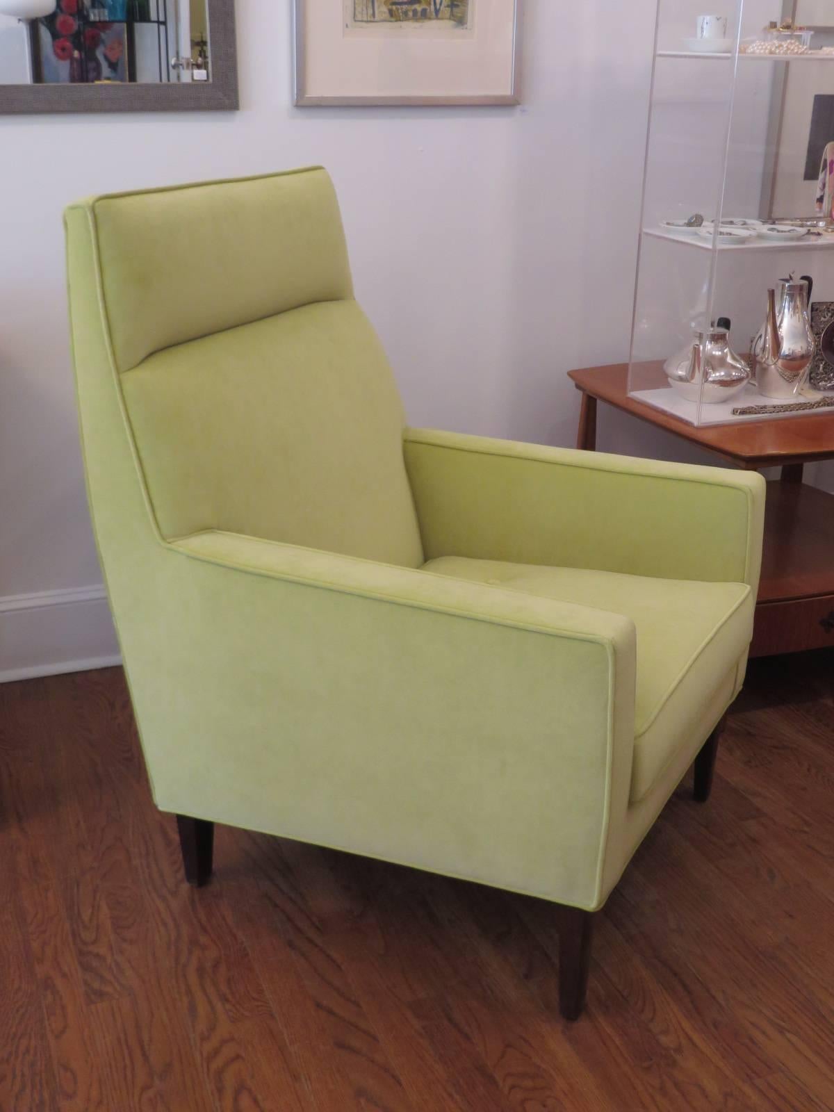 Mid-20th Century Lounge Chair Designed by Edward Wormley for Dunbar For Sale