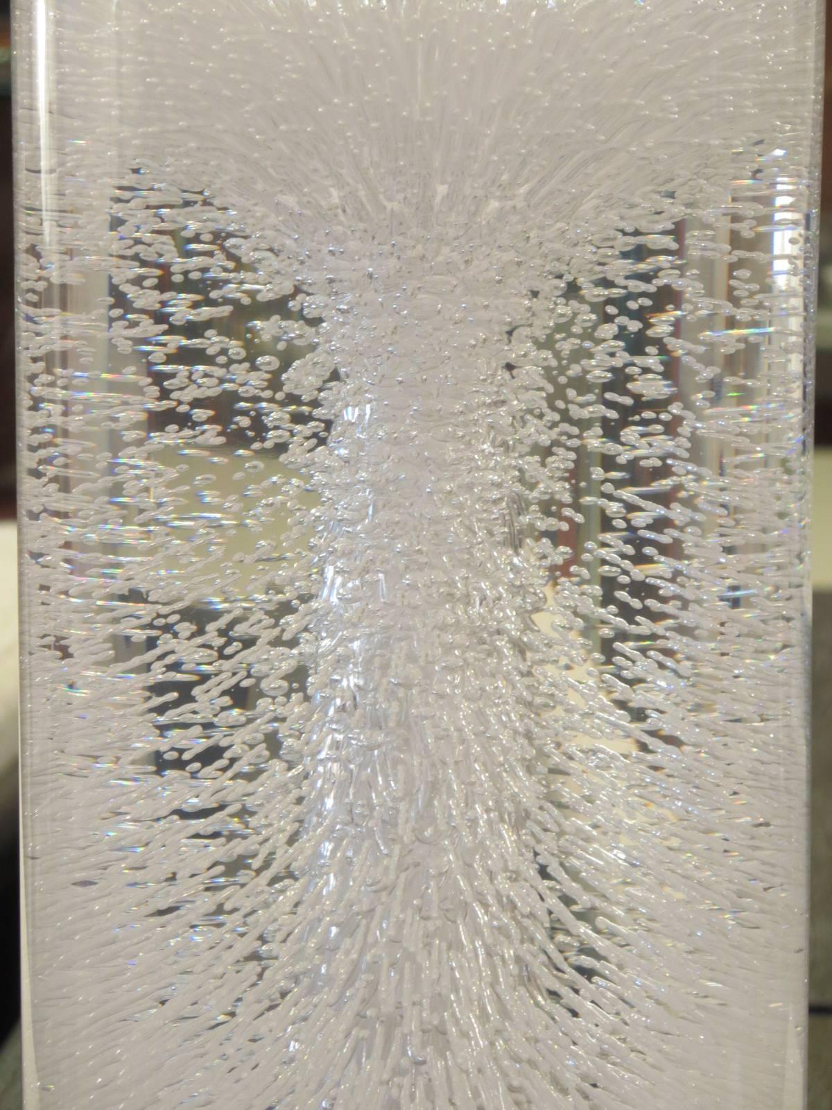 Cylindrical Lucite Sculpture 1