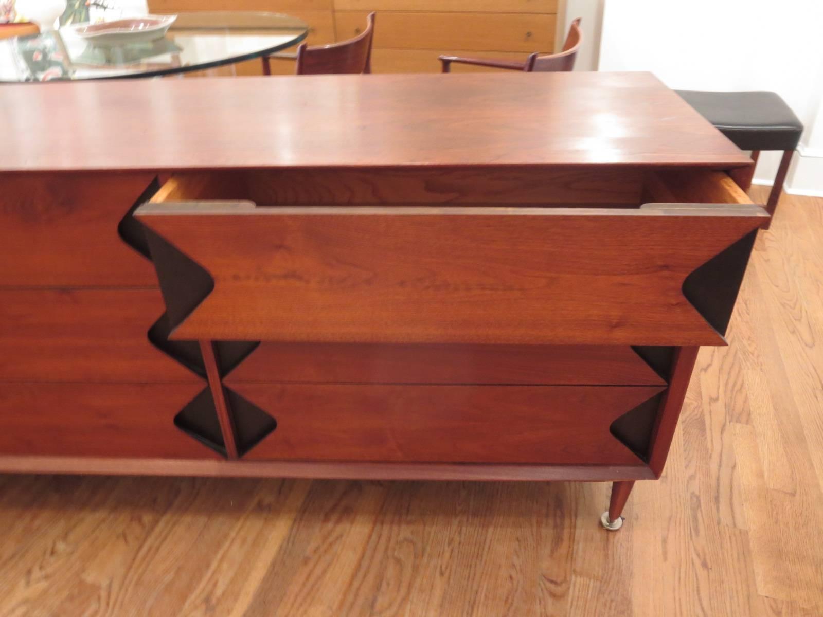 Mid-Century Modern Credenza or Dresser Designed by Marc Berge for Grosfeld House